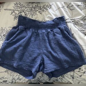 EUC Blue Summer Cotton Stretchy Shorts